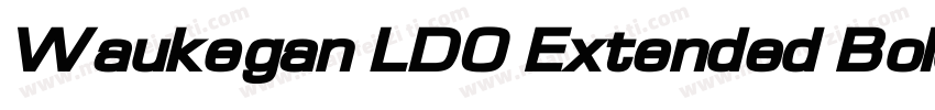 Waukegan LDO Extended Bold字体转换